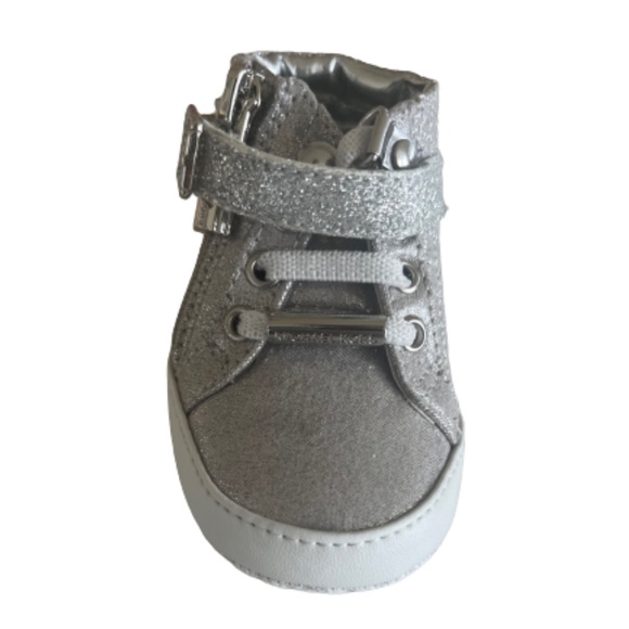 MICHAEL KORS | silver sneakers NWT - Picture 3 of 6